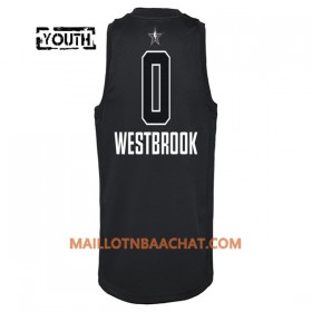 Maillot NBA Oklahoma City Thunder Russell Westbrook 0 2018 All-Star Jordan Brand Noir Swingman - Enfant